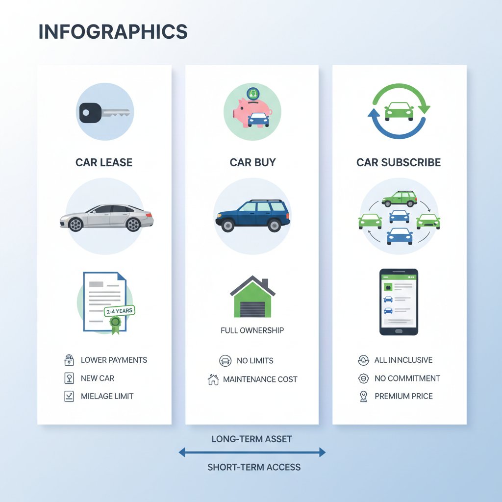 Young adults discussing car lease vs. buy vs. subscribe