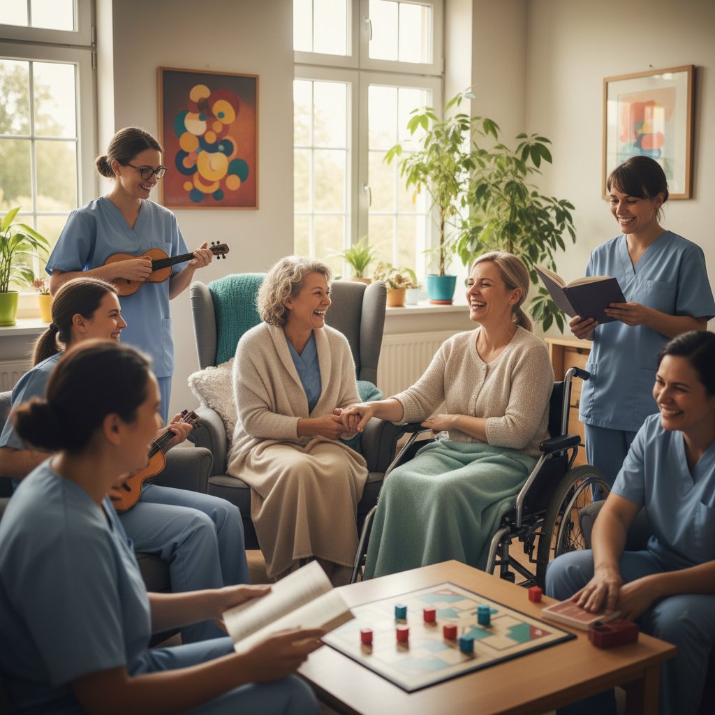 Opiekunowie i pacjenci w hospicjum – chwile radości i wsparcia