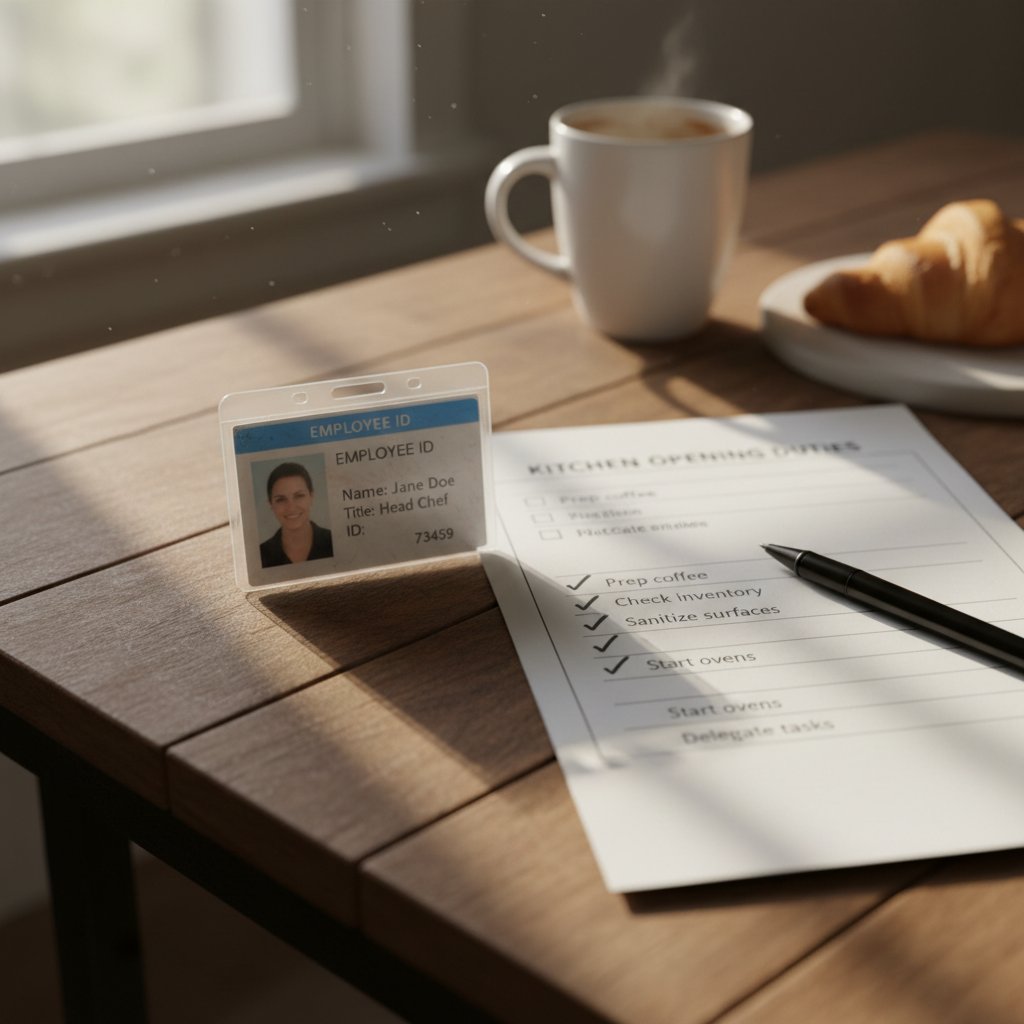 Lista rzeczy do przygotowania na bilans zdrowia na stole w domu