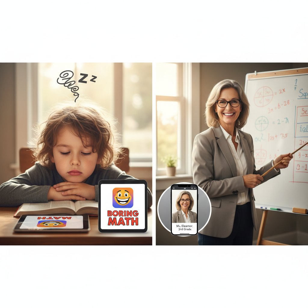 Dziecko uczy się z prawdziwym nauczycielem vs. nudzi się przy aplikacji – różnice kursów