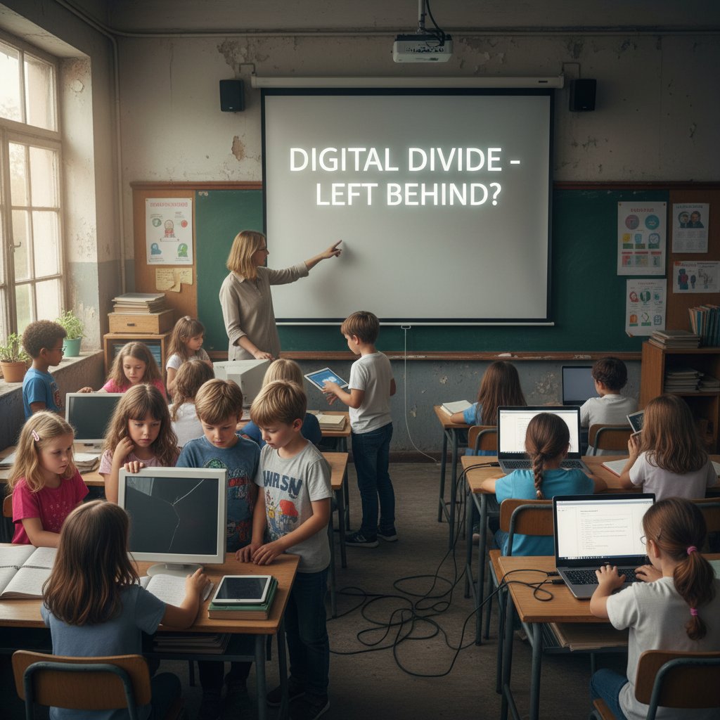 Dzieci w klasie bez dostępu do technologii – wykluczenie cyfrowe w polskiej edukacji