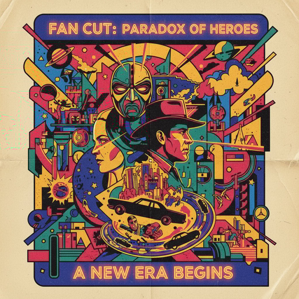 Collage of legendary movie fan cut posters, highlighting iconic edits that redefined their source films