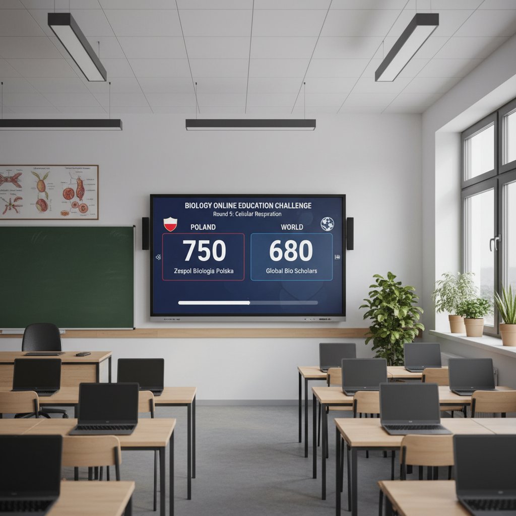 Tablica wyników edukacyjnych: Polska vs. świat w nauce biologii online