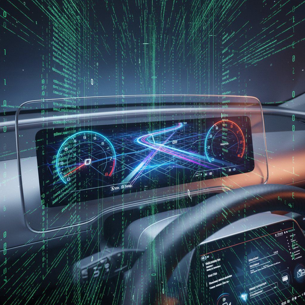 Szczegółowy widok cyfrowego pulpitu raportowania sprzedaży z nakładką kodu programu