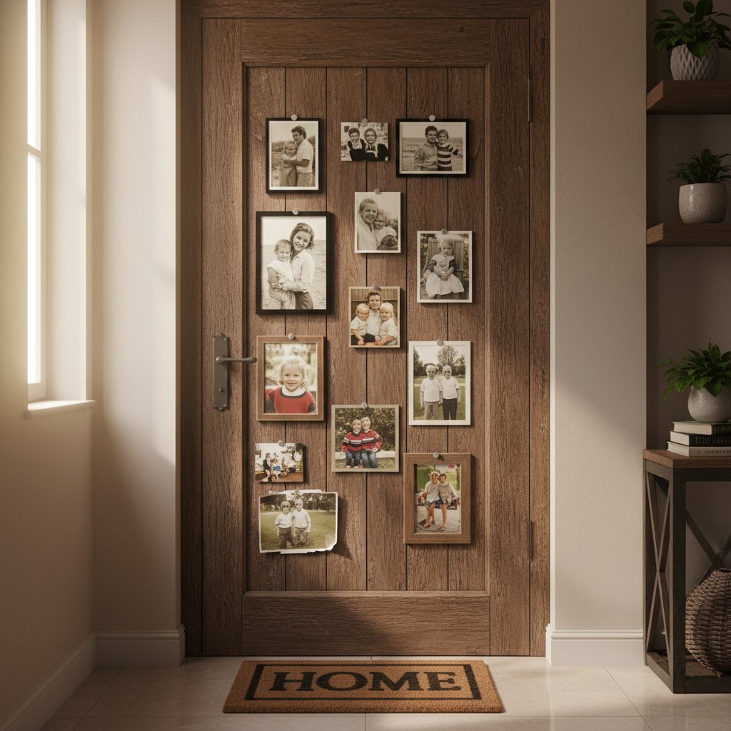 Zamknięte drzwi symbolizujące tabu wokół terapii małżeńskiej w polskich rodzinach