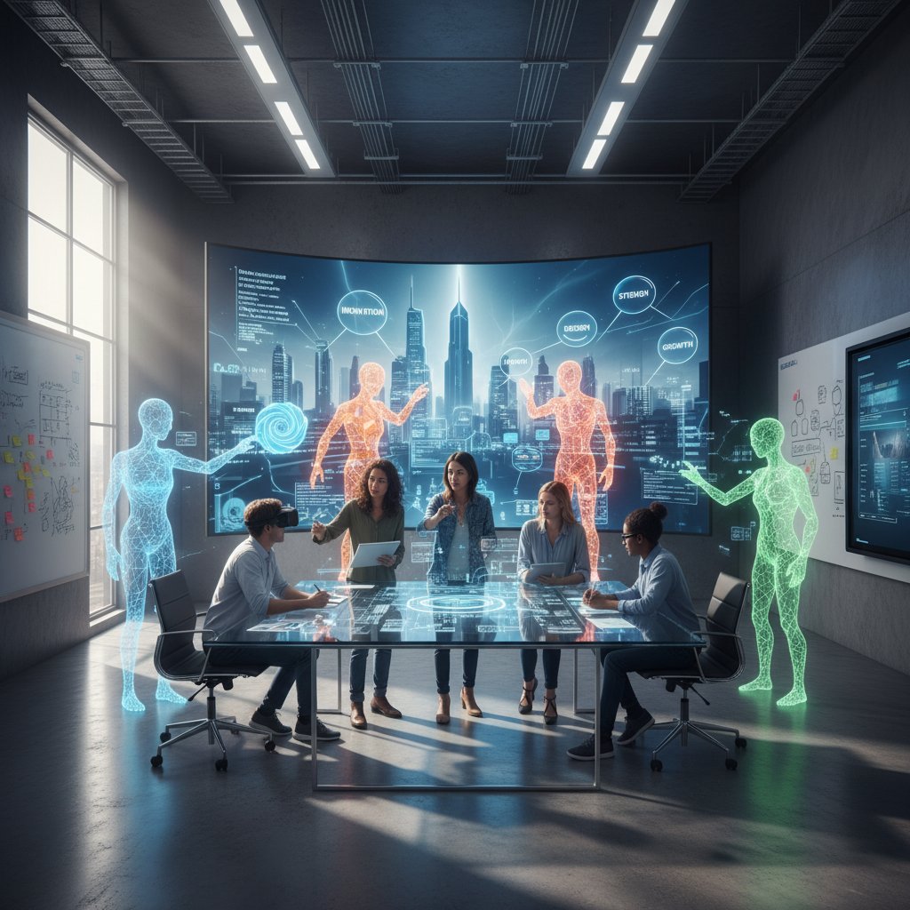 Hybrydowy zespół – ludzie i AI pracują razem nad mediami społecznościowymi