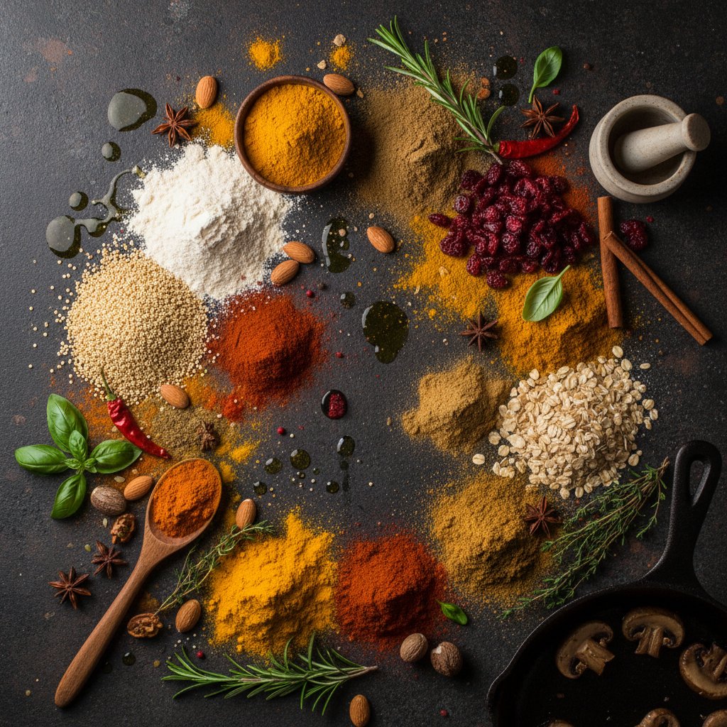 Bezglutenowe składniki i przyprawy – jak budować smak?