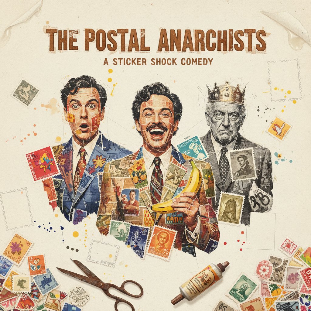 Collage of comedy movie posters marked as unfinished