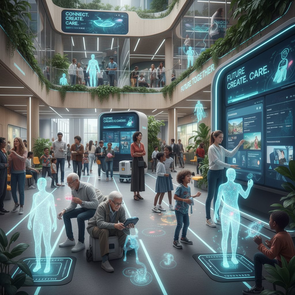 Przyjazna przestrzeń terapeutyczna, w której współistnieją elementy cyfrowe i ludzki kontakt