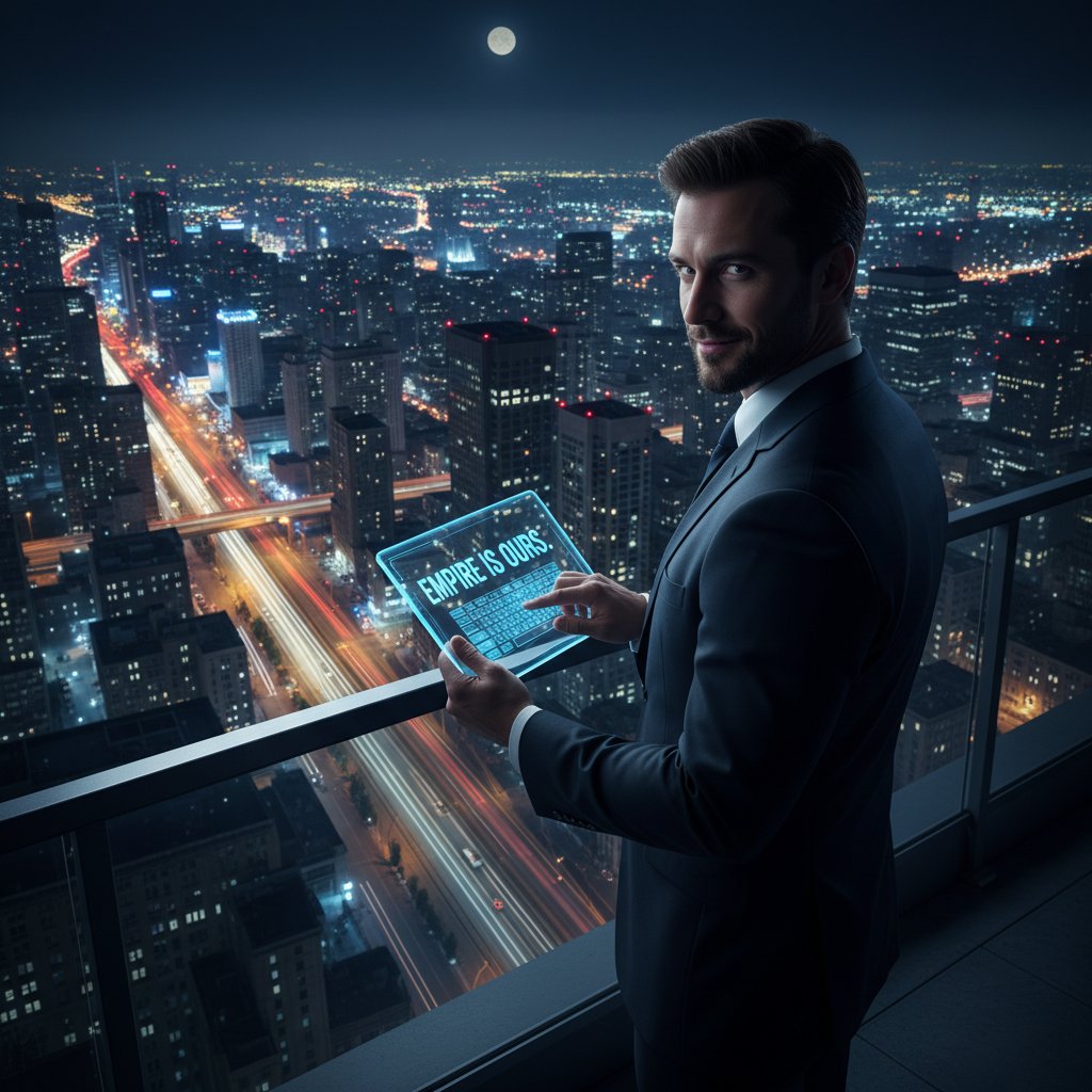 Mężczyzna piszący komplement na telefonie w nocnym mieście, atmosfera zaufania i autentyczności