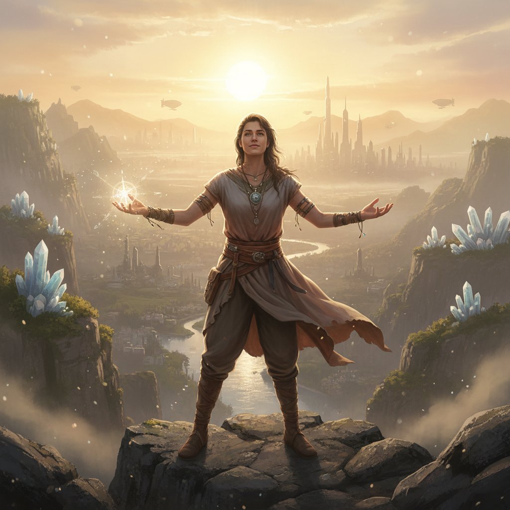 Zbliżenie na twarz osoby patrzącej z nadzieją w przyszłość, symbol siły i autentyczności