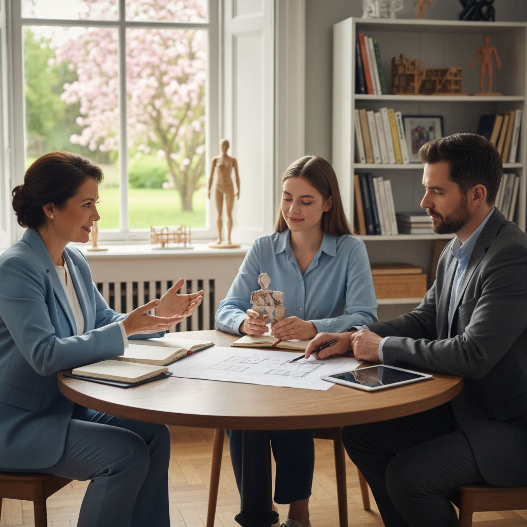 Spotkanie konsultacyjne pacjenta z dwoma niezależnymi ekspertami, wsparcie psychologiczne, rekonstrukcja