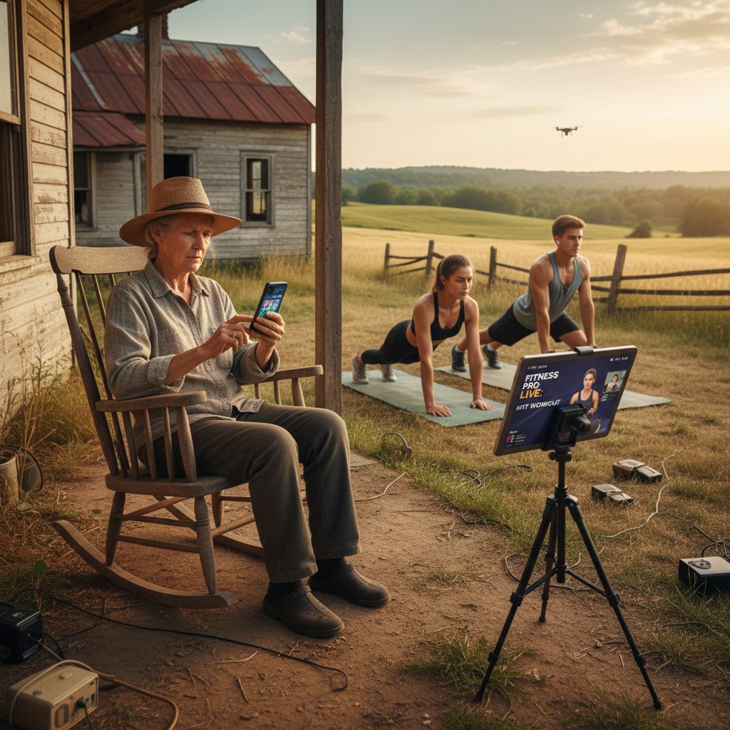 Technologiczne wykluczenie w fitness online