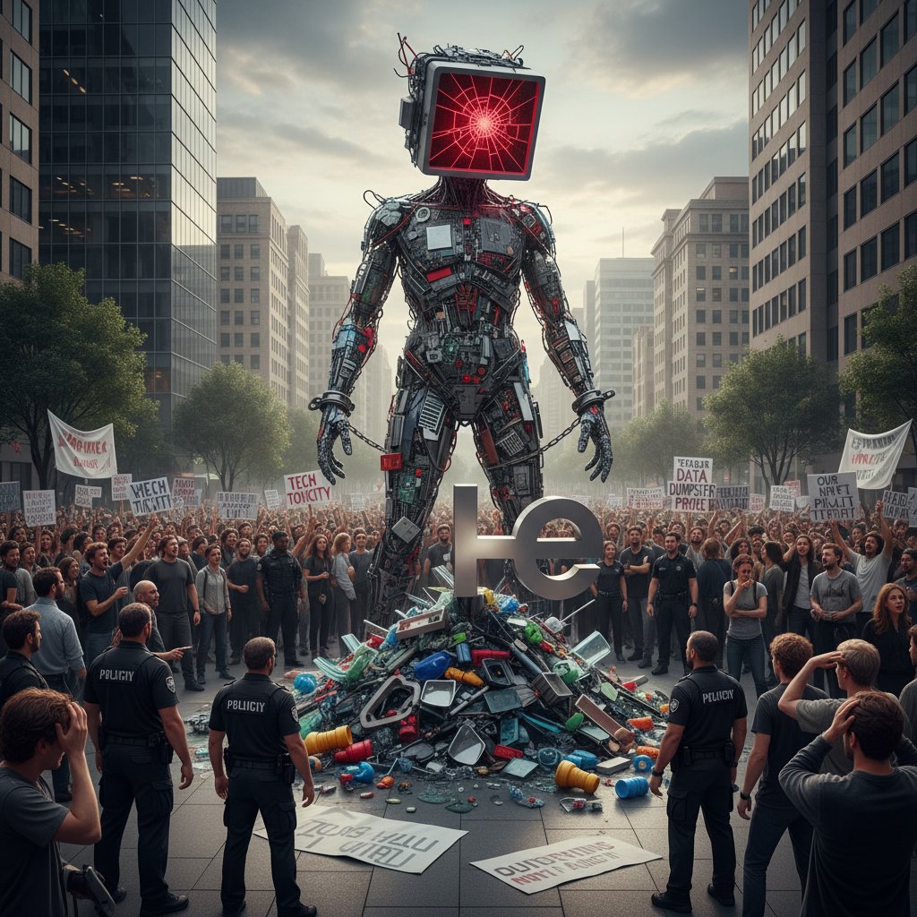 Grupa uczestników reagujących krytycznie na kontrowersyjną instalację eventową, emocje, dyskusja