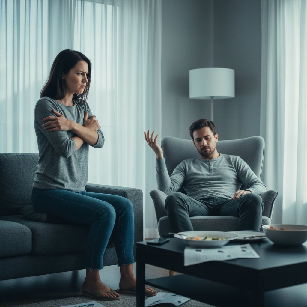 Para w konflikcie, wyraźne oznaki pogardy i wycofania