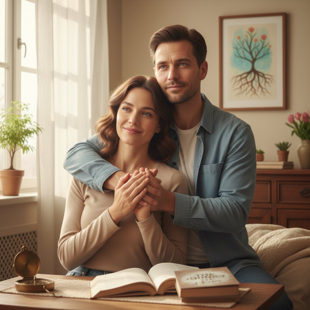 Para wspierająca się wzajemnie, przygotowująca na kolejne etapy leczenia