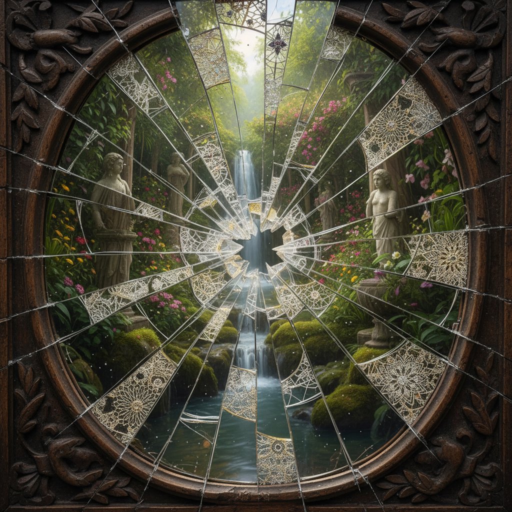 Lustro z pęknięciem jako metafora samo-akceptacji