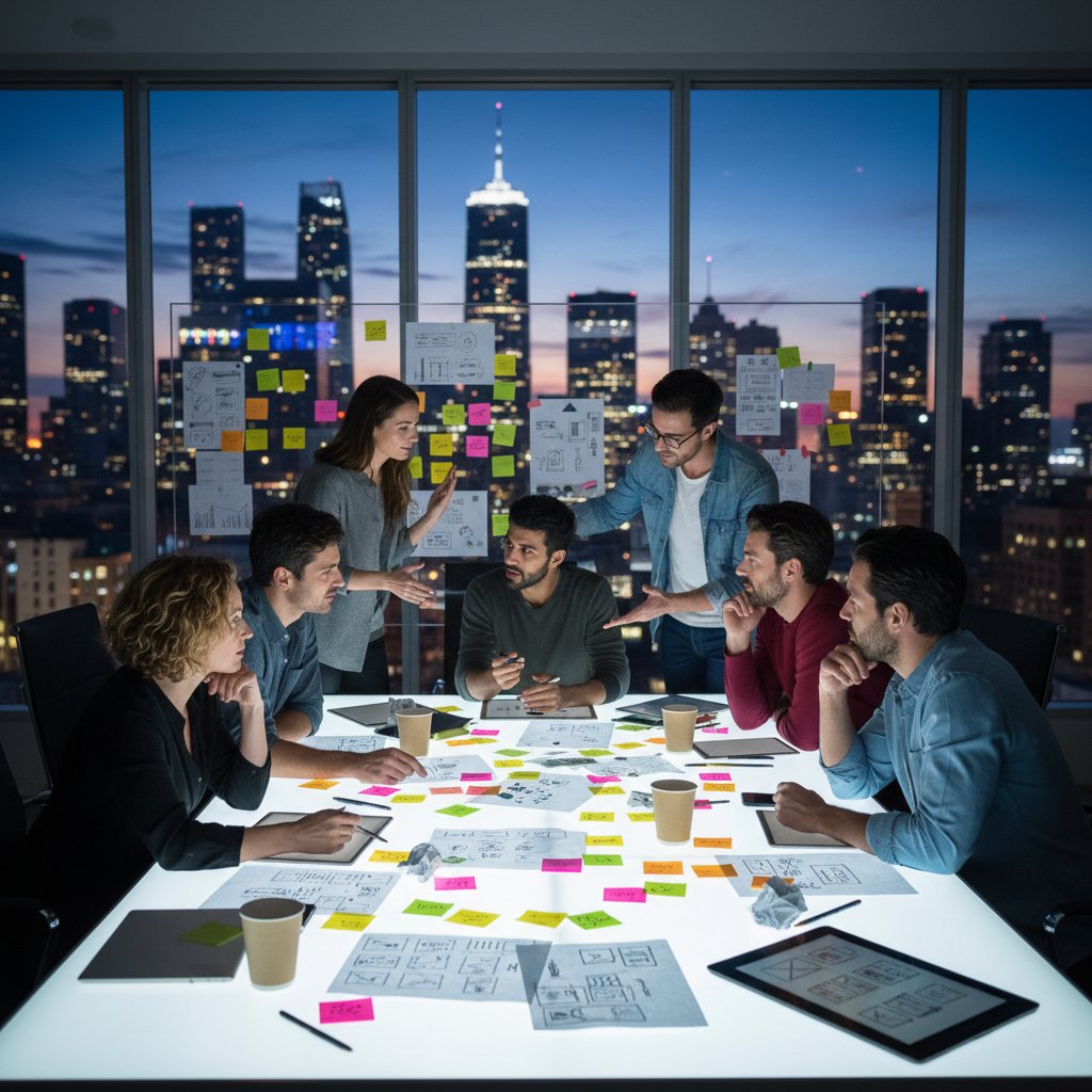 Zespół sprawdzający jakość szybkich treści reklamowych, kreatywna kontrola pracy