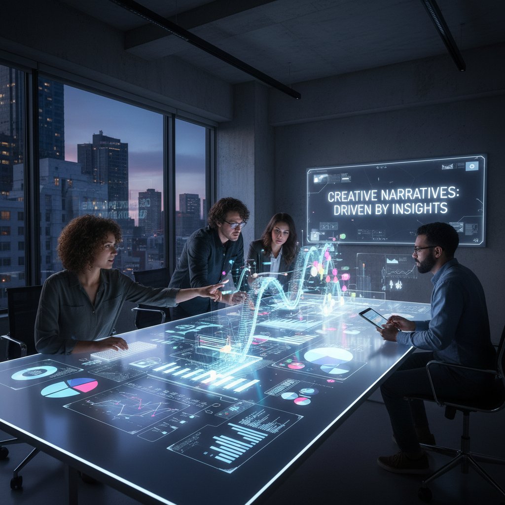 Zespół kreatywny tworzy storytelling oparty na danych konsumenckich