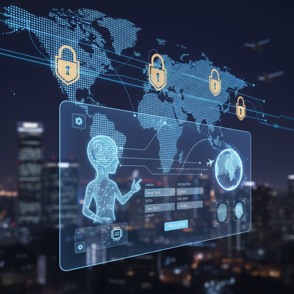 User data and privacy in AI booking systems