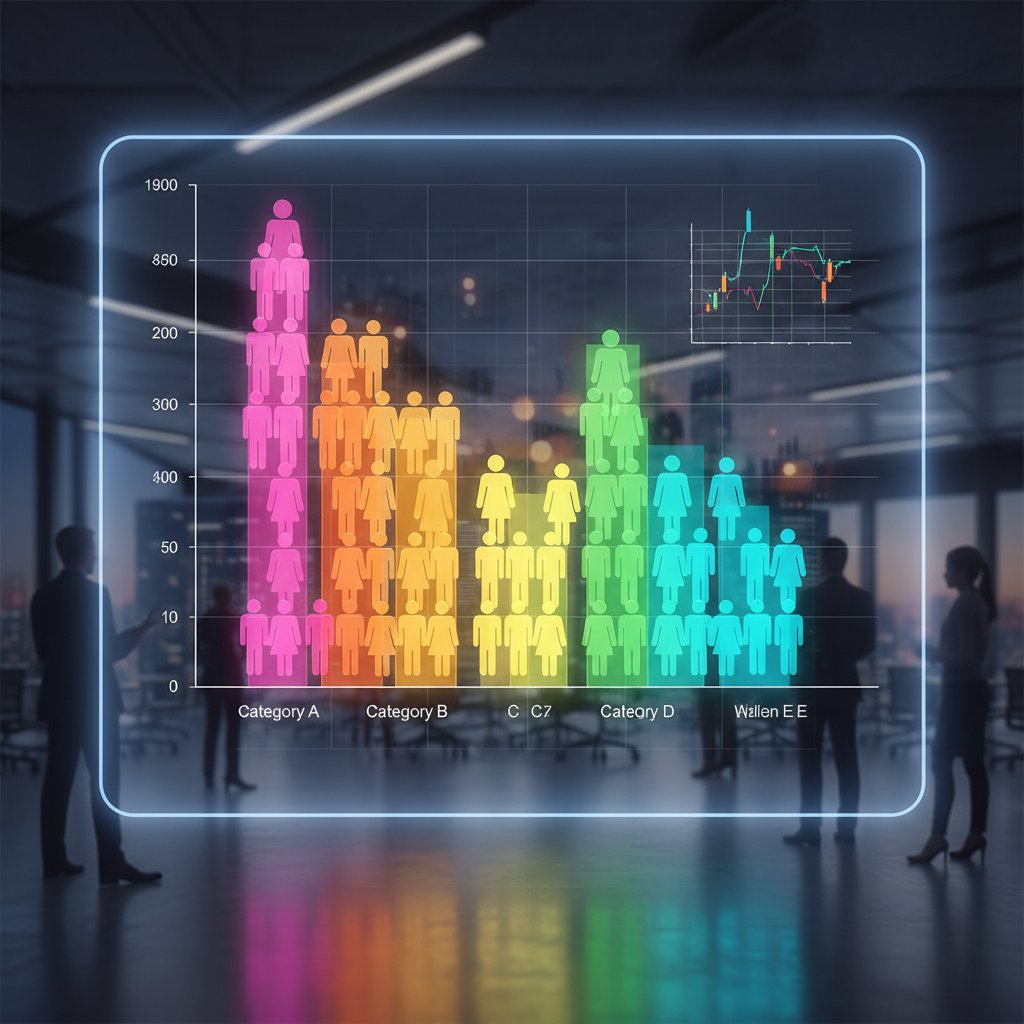 Wizualizacja wzrostu rynku symulatorów osobistych w Polsce, dynamiczny wykres słupkowy