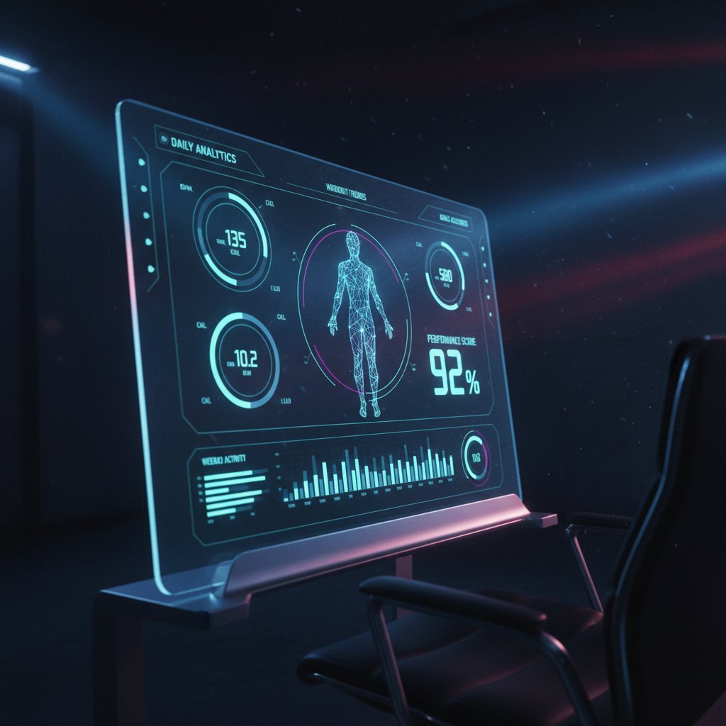 Interfejs AI analizujący dane treningowe użytkownika