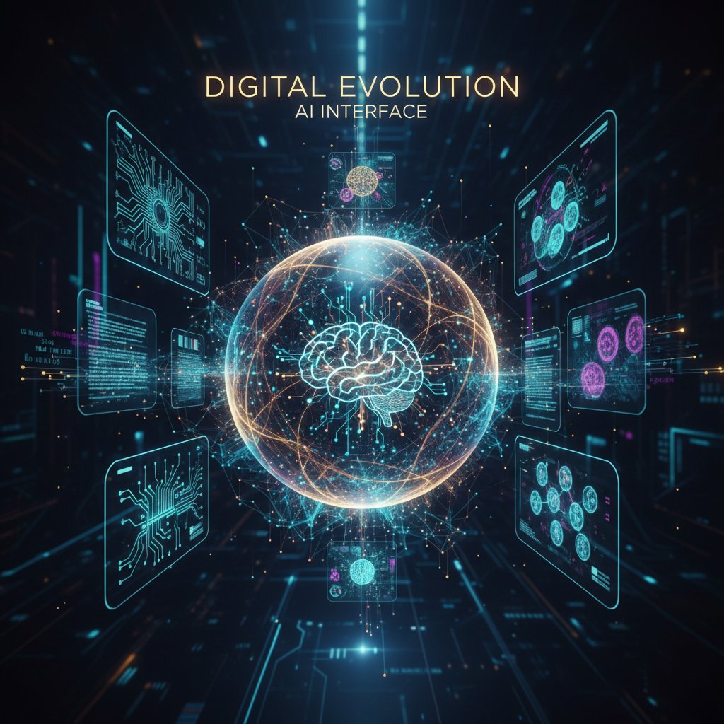 Ewolucja interfejsów cyfrowych, od prostych stron po złożone rozwiązania AI