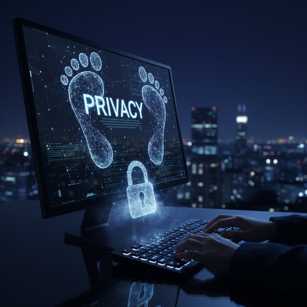 Cyfrowe ślady znikające na ekranie komputera po zakończonej rozmowie