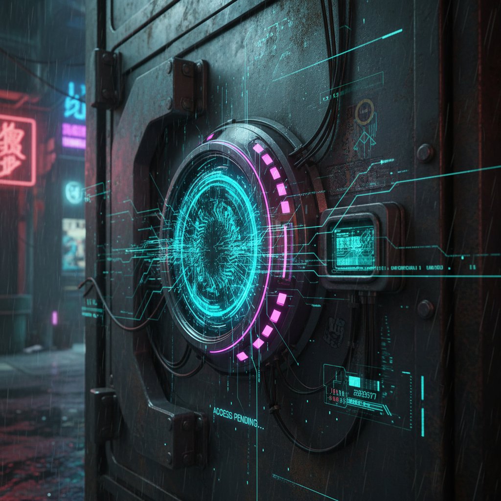 Zamek cyfrowy i strumienie danych, cyberpunk