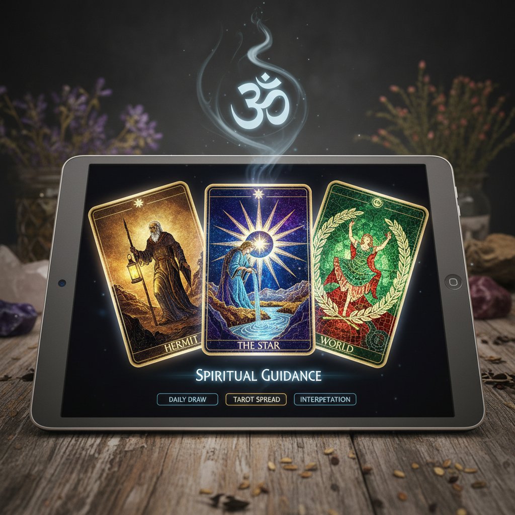 Digitale Tarotkarten als Symbol für neue Wege zur Potenzialentdeckung