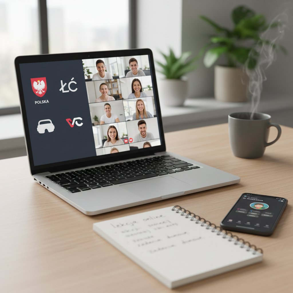 Wirtualne stanowisko do nauki z widocznymi narzędziami edukacyjnymi