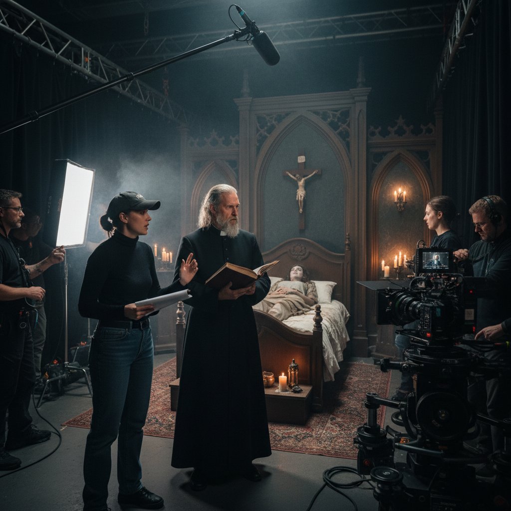 Filmmaker working with real exorcism consultant