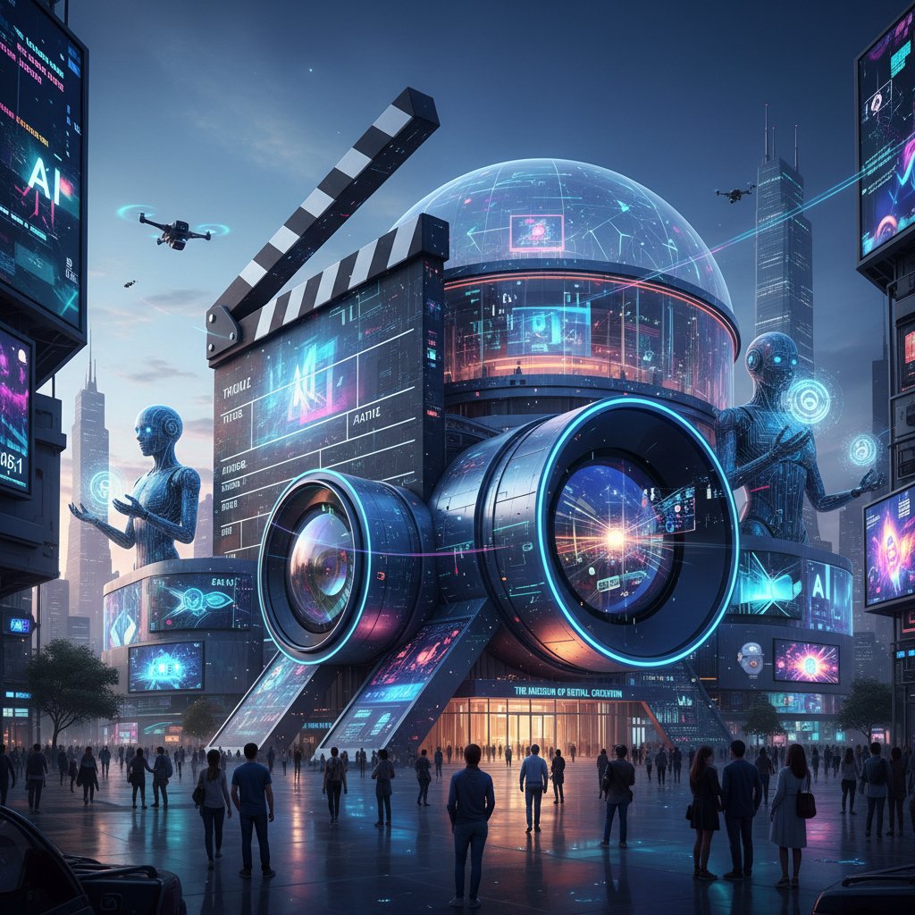 Director building homage with digital technology, VR and AI tools