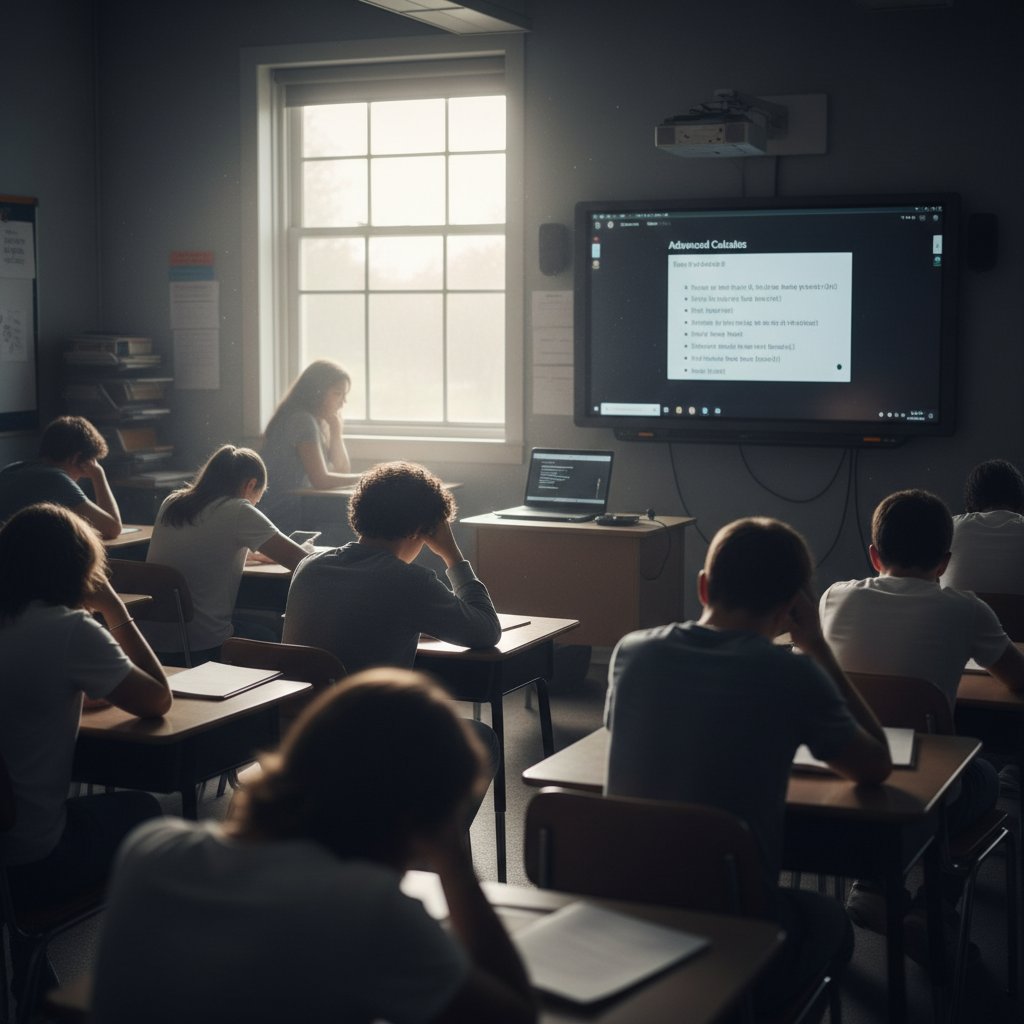 Uczniowie nie reagują na cyfrowego bohatera w klasie, nieudana implementacja