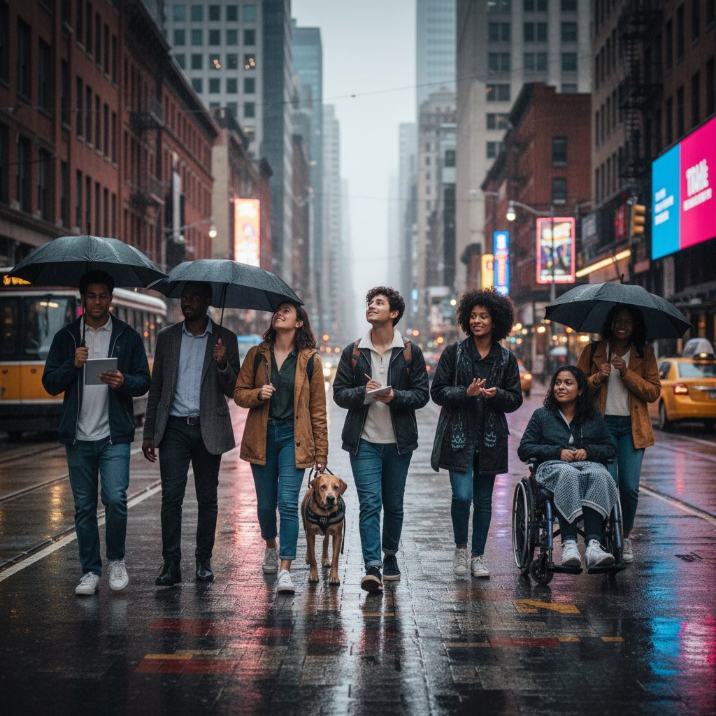 Różnorodność osób na spektrum autyzmu w miejskim otoczeniu