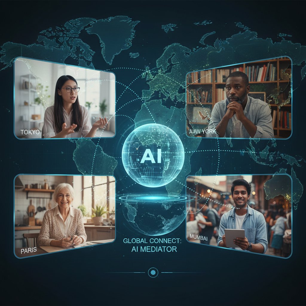 Międzynarodowa grupa wolontariuszy współpracująca przez chatbota