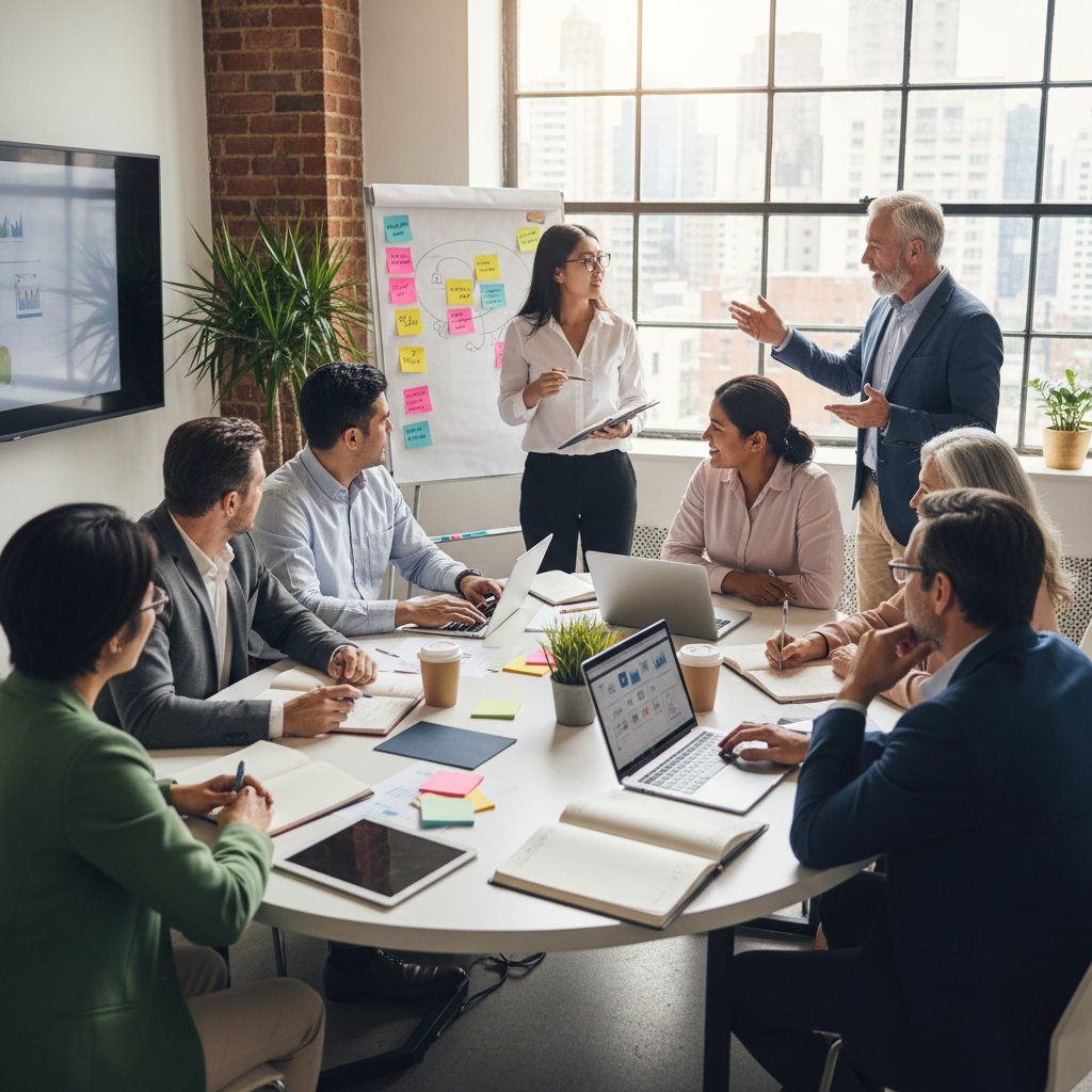 Zespół międzypokoleniowy burza mózgów, startup, współpraca, ageizm