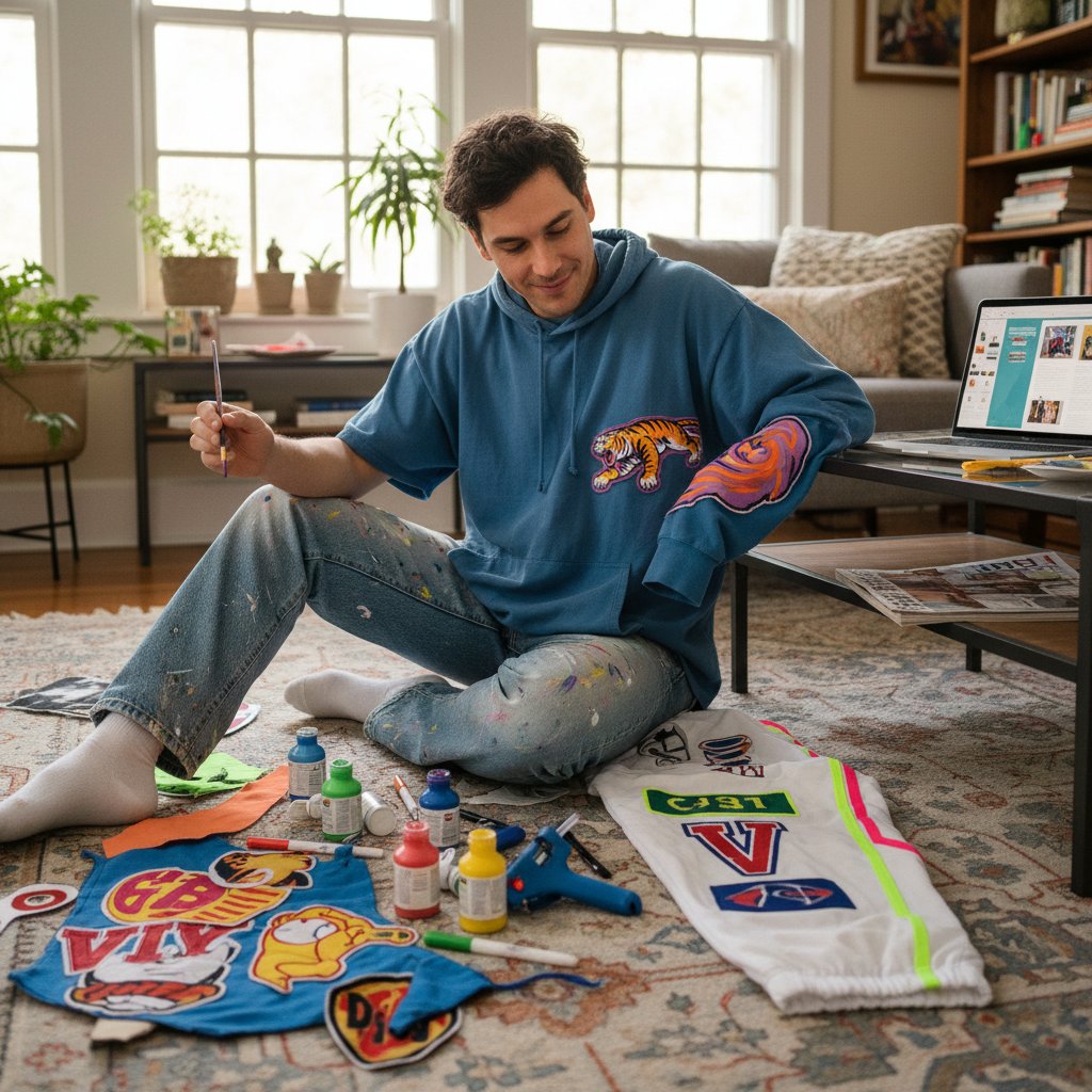 Przerabianie starej bluzy sportowej w domowych warunkach