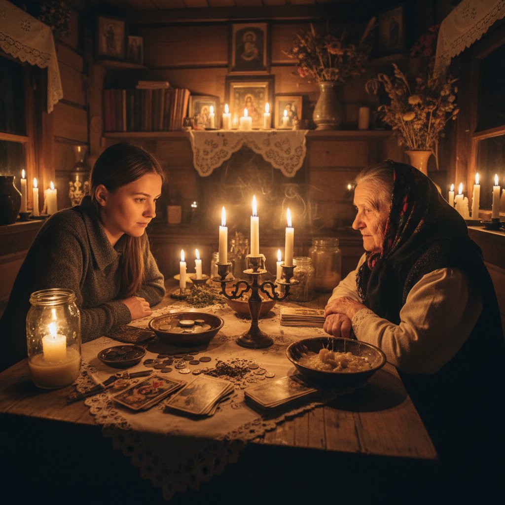 Tradycyjny polski rytuał wróżbiarski – symbol intuicji