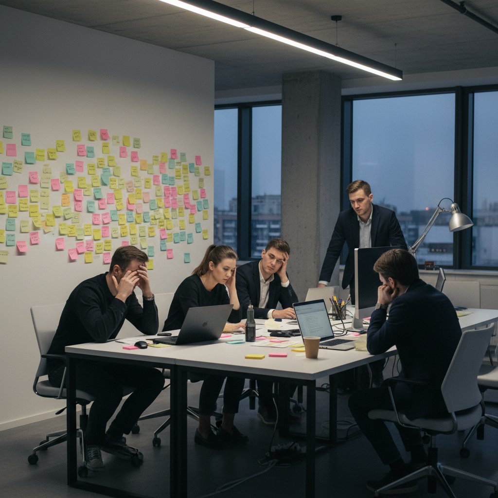 Zespół w polskim biurze znużony brakiem postępów w innowacyjności