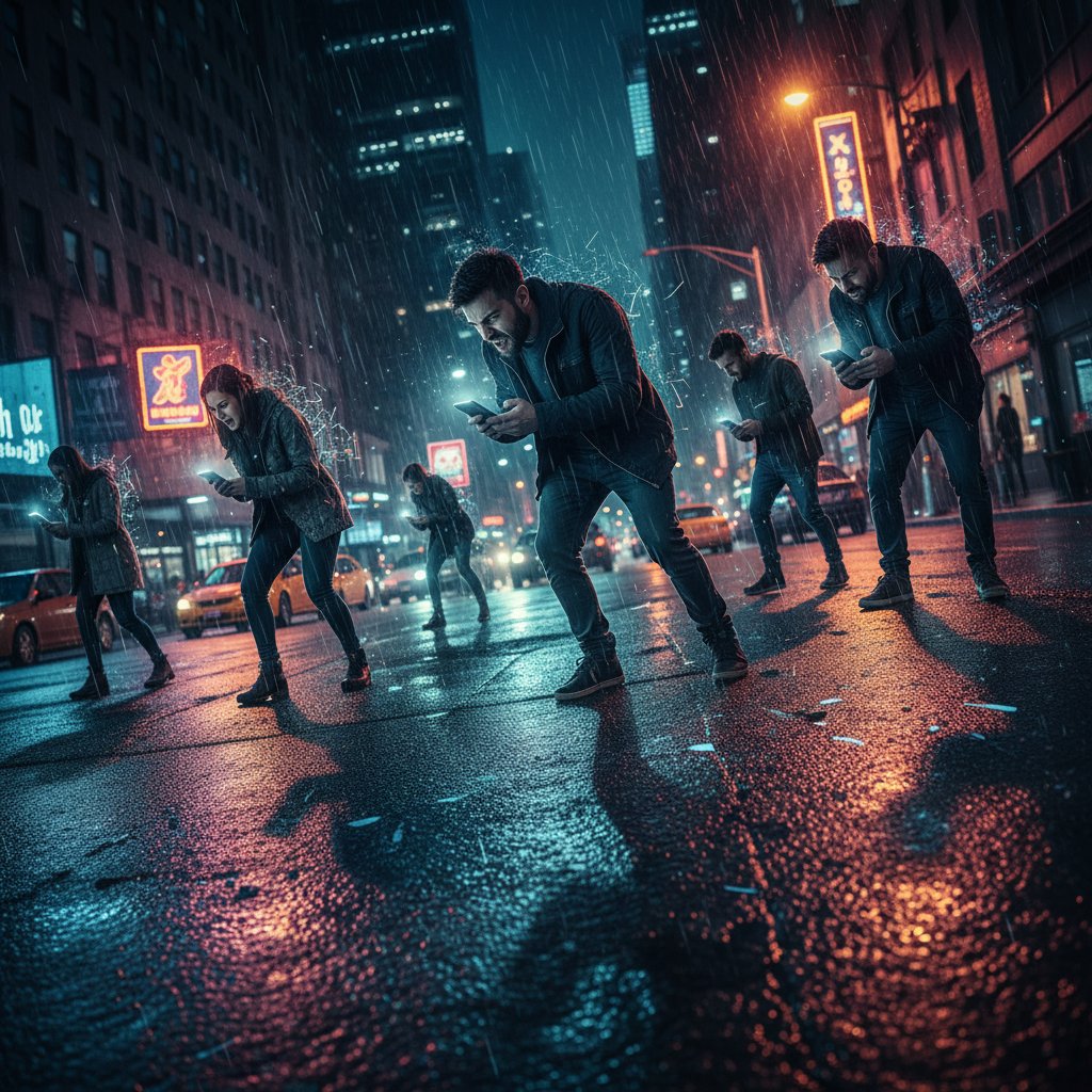 Kłótnia online na smartfonach – pogarda w mediach społecznościowych