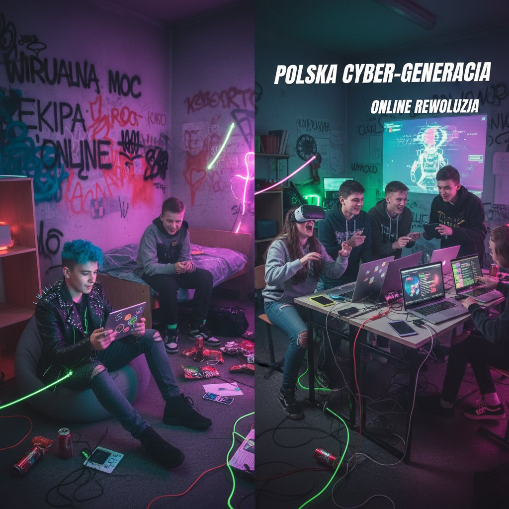 Uczniowie zaangażowani w aktywne zajęcia online na różnych urządzeniach