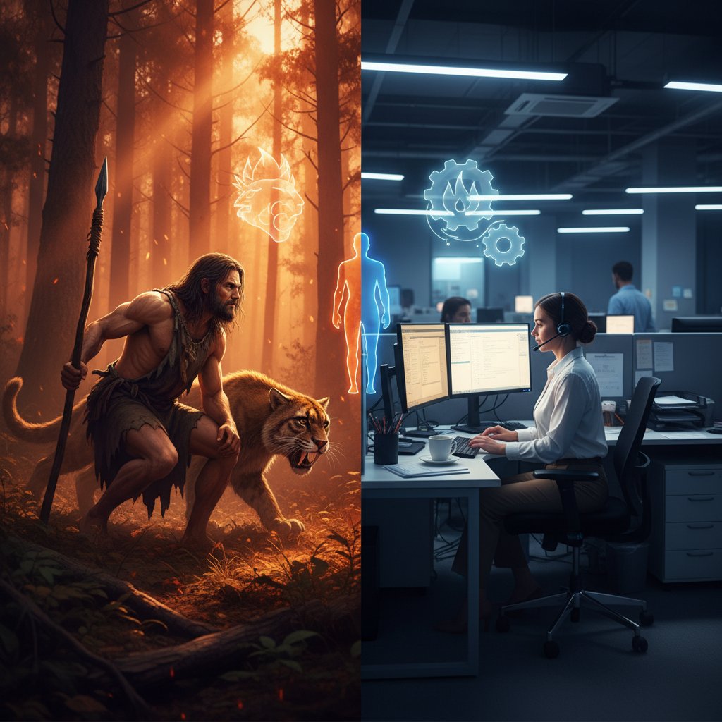 Porównanie stresorów dawnych i współczesnych