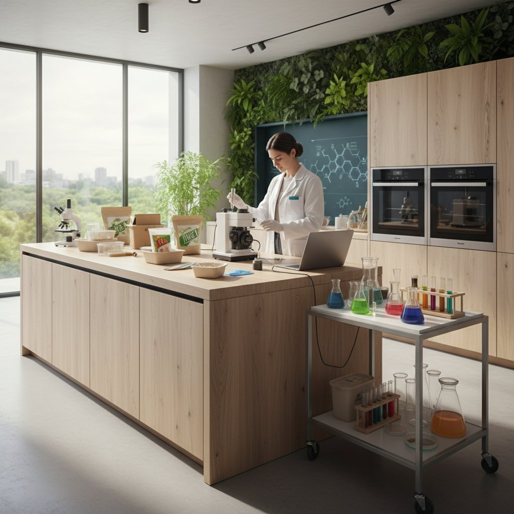 Ekologiczne opakowania żywności w nowoczesnej kuchni, analiza chemiczna składników