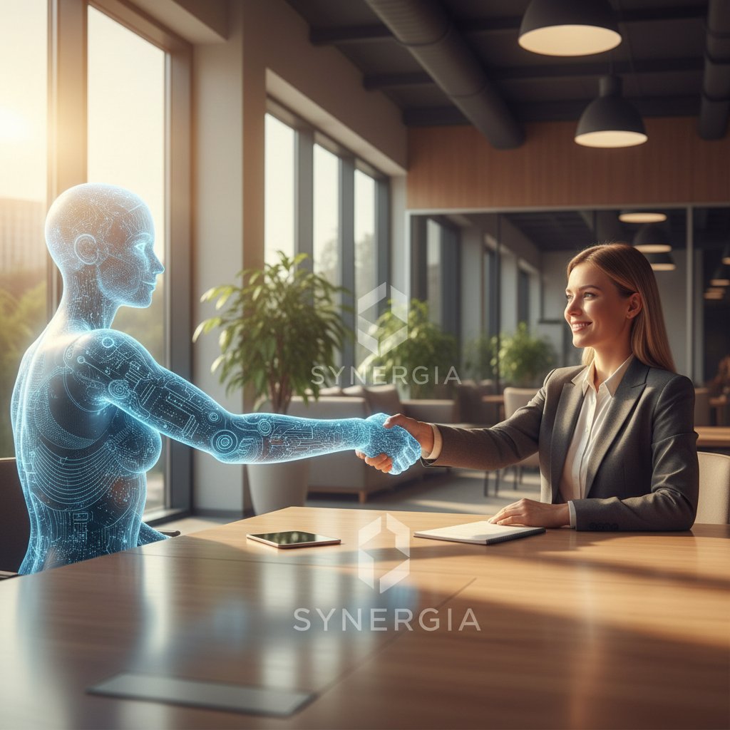 Wirtualny pracownik AI w polskim biurze