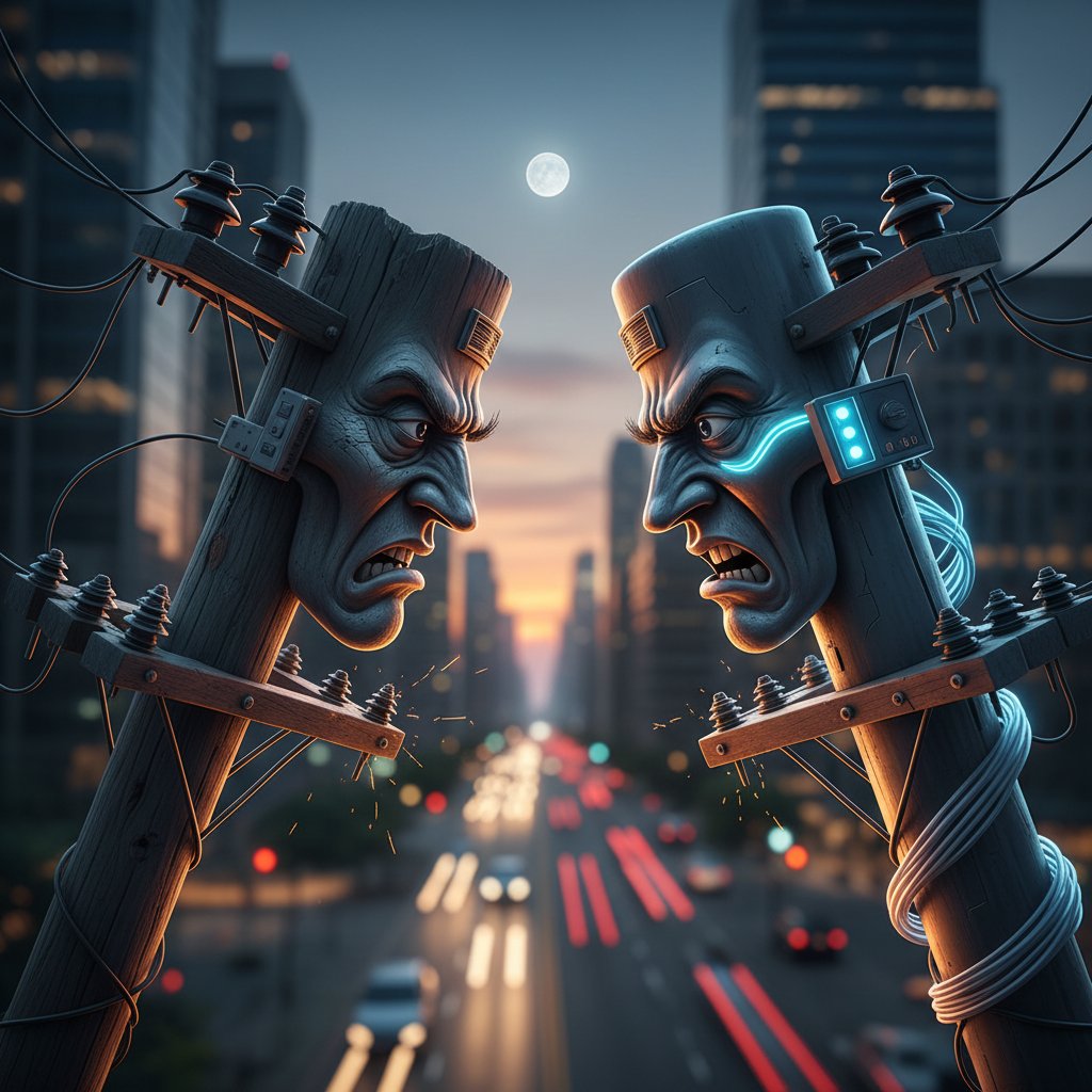 Dwie osoby różnych pokoleń w szczerej rozmowie, napięcie emocjonalne