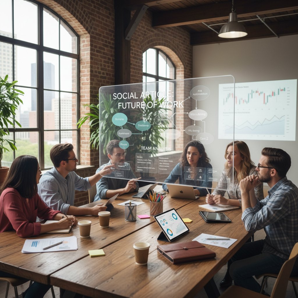 Redakcja podczas burzy mózgów nad głośnym artykułem społecznym – siła zespołowej analizy