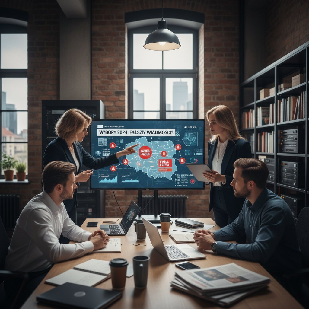 Redakcja analizująca fałszywe newsy podczas kampanii wyborczej, narzędzie do analizy treści