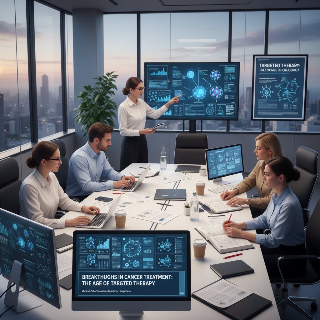 Zespół redakcyjny portalu medyk.ai analizujący dane medyczne i przygotowujący artykuły o terapii celowanej