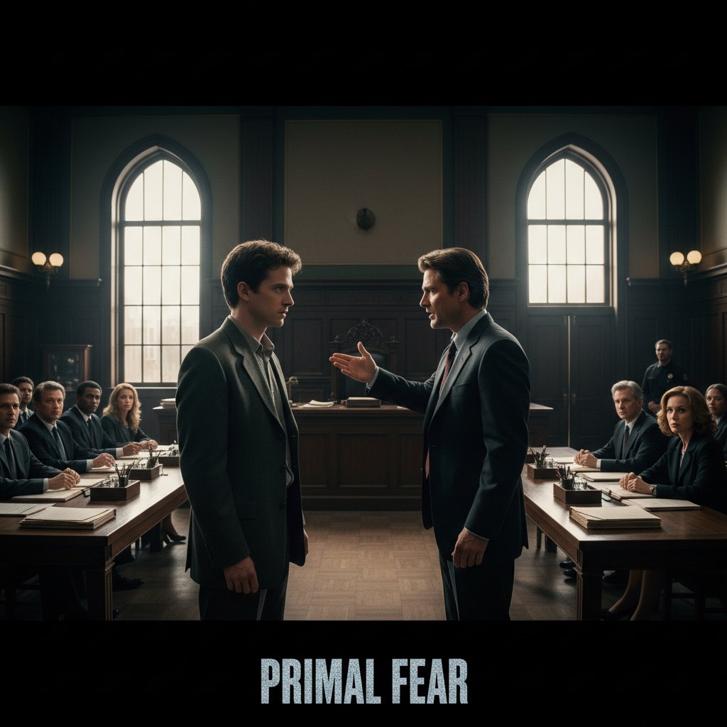 Edward Norton as Aaron in Primal Fear, courtroom scene, keywords: edward norton movies, primal fear, courtroom drama